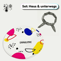 Active Kühl-Set: Gel-Kühlmatte Bunt + Kühl-Bandana