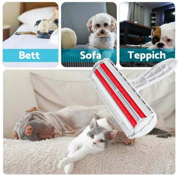 Emmalove - Éliminateur de poils d'animaux à 2 voies