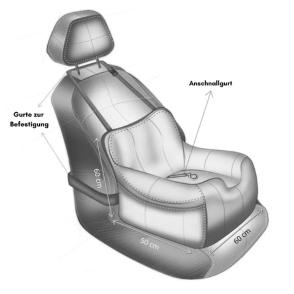 Emmalove - Siège auto et lit pour chiens